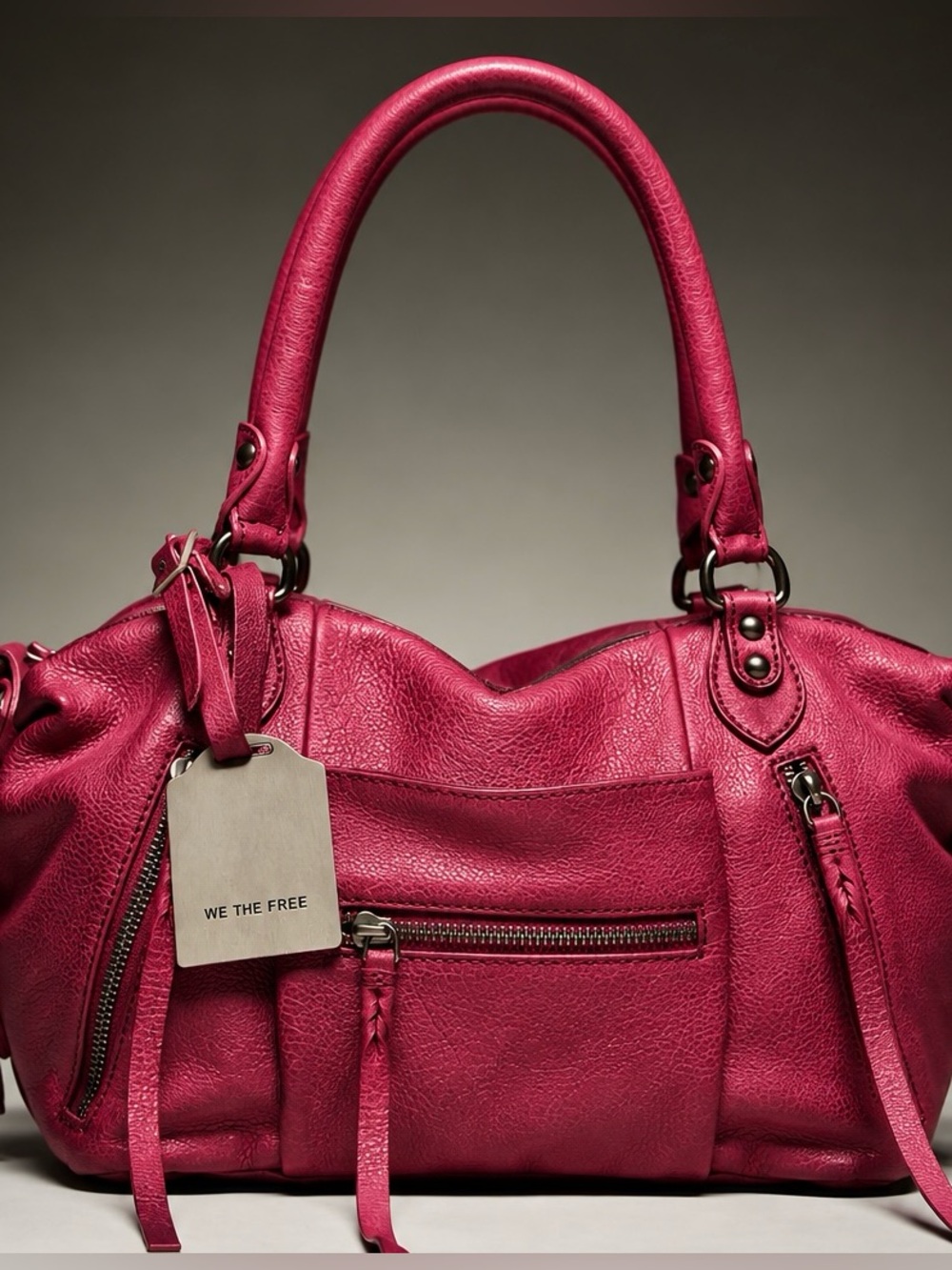 FREE PEOPLE We The Free Baby Emerson Tote Bag In 🔥 Acai 🔥 NWT